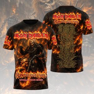Iron Maiden 2026 World Tour 3D Apparel - HOATT18556