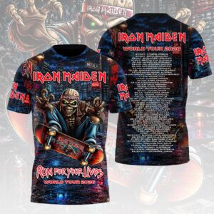 Iron Maiden 2026 World Tour 3D Apparel - HOATT18569
