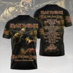 Iron Maiden 2026 World Tour 3D Apparel – HOATT18814