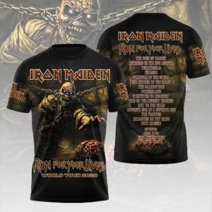 Iron Maiden 2026 World Tour 3D Apparel - HOATT18814