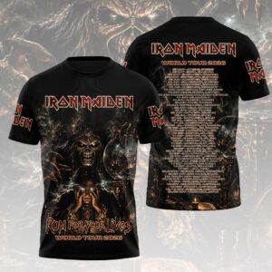 Iron Maiden 2026 World Tour 3D Apparel - HOATT18838