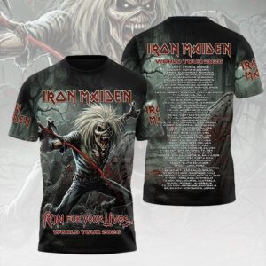 Iron Maiden 2026 World Tour 3D Apparel - HOATT18891