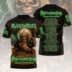 Iron Maiden 2026 World Tour 3D Apparel – HOATT18992