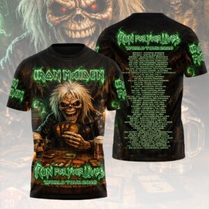 Iron Maiden 2026 World Tour 3D Apparel - HOATT18992