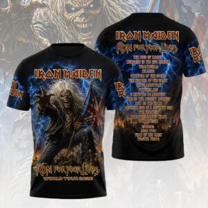 Iron Maiden 2026 World Tour 3D Apparel - HOATT19022
