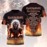 Iron Maiden 2026 World Tour 3D Apparel – HOATT19023