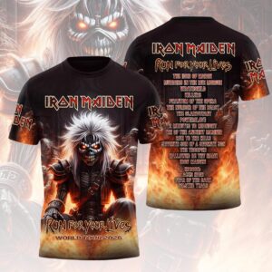 Iron Maiden 2026 World Tour 3D Apparel - HOATT19023