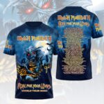 Iron Maiden 2026 World Tour 3D Apparel – HOATT19049