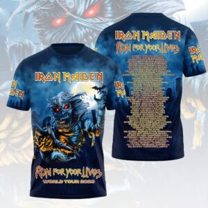 Iron Maiden 2026 World Tour 3D Apparel - HOATT19049