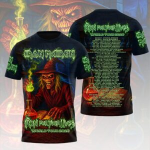 Iron Maiden 2026 World Tour 3D Apparel - HOATT19090