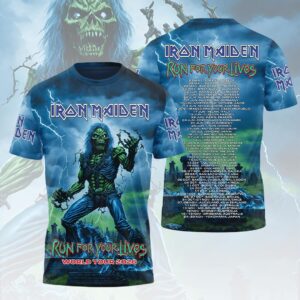 Iron Maiden 2026 World Tour 3D Apparel - HOATT19093