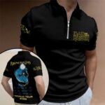 Iron Maiden 2026 World Tour Zip Polo Shirt – HOATT18340
