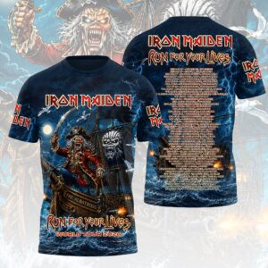 Iron Maiden 2026 World Tour 3D Apparel - HOATT18581
