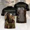 Iron Maiden 2026 World Tour 3D Apparel - HOATT18614