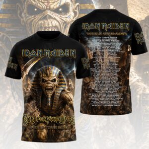Iron Maiden 2026 World Tour 3D Apparel - HOATT18614