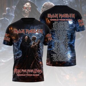 Iron Maiden 2026 World Tour 3D Apparel - HOATT18917