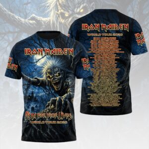 Iron Maiden 2026 World Tour 3D Apparel - HOATT18909
