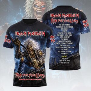 Iron Maiden 2026 World Tour 3D Apparel - HOATT18382