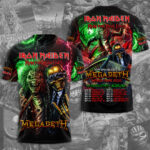 Iron Maiden x Megadeth 2026 World Tour 3D Apparel – TMTHU6963