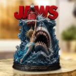 Jaws 50th Anniversary Custom Shape Acrylic Plaque – GNE7260