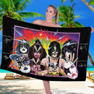 KISS Rectangle Beach Towel - TMTHU7048