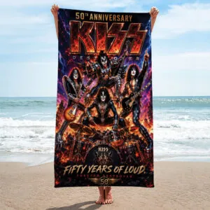 KISS Rectangle Beach Towel - TMTHU7139