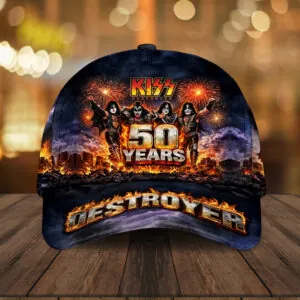 KISS Destroyer 50th Anniversary 2026 Classic Cap - TMTHU6782