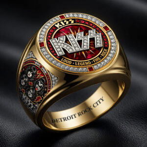 KISS 3D Engraved Ring - HOATT18511