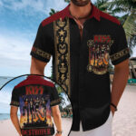 KISS Short Sleeve Button-Down Shirt – TMTHU7128