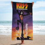 KISS x Paul Stanley Rectangle Beach Towel – TMTHU6766.4