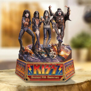 KISS Destroyer 50th Anniversary 2026 Custom Shape Acrylic Plaque - TMTHU6979
