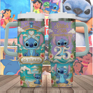 Lilo and Stitch 25th Anniversary 40oz Tumbler - TMTHU7123