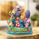 Lilo and Stitch 25th Anniversary Custom Shape Acrylic Plaque – TMTHU7035