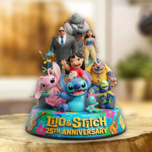 Lilo and Stitch 25th Anniversary Custom Shape Acrylic Plaque - TMTHU7046