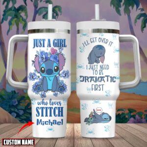 Personalized Lilo and Stitch 40oz Tumbler - HOATT19019