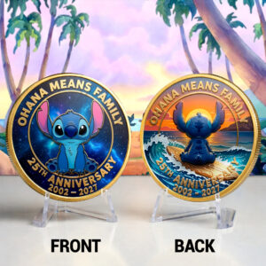 Lilo and Stitch 25th Anniversary Commemorative Coin - HOATT19018