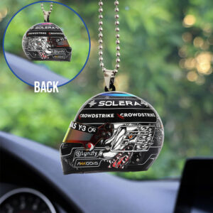 Mercedes AMG Petronas F1 Team x George Russell Custom shape 2-sided Acrylic Car Ornament - TANTN23267