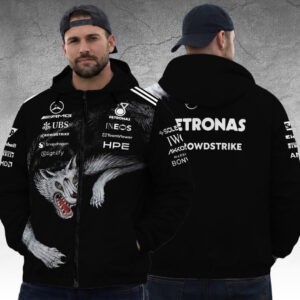 Mercedes AMG Petronas F1 Team x Y-3 3D Windbreaker Jacket - TANTN23566