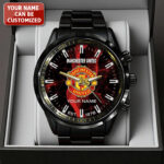 Personalized Manchester United Black Stainless Steel Watch – TANTN23556