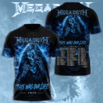 Megadeth This Was Our Life 2026 3D Apparel – TMTHU7030