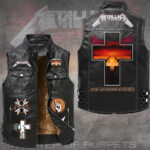Metallica Premium 2D Sleeveless Leather Vest – GNE6811