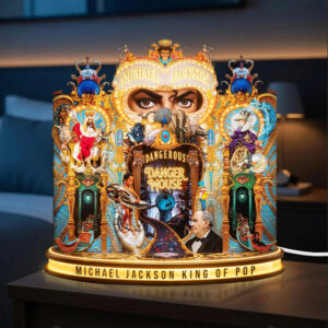 Michael Jackson Custom Shape Acrylic Light Box - TMTHU6764