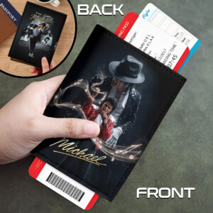 Michael Jackson Leather Passport Cover - HOATT19085