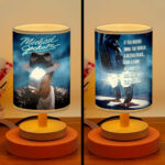 Michael Jackson Wooden Base Fabric Lamp – HOATT18356