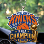 New York Knicks Custom shape 1-sided Acrylic Car Ornament – GNE7094