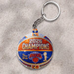 New York Knicks 2026 NBA Finals Champions Custom Shape 2-sided Keychain – HOATT18957