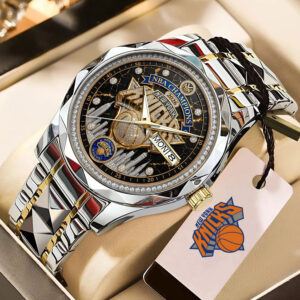 New York Knicks NBA 2026 NBA Finals Champions Alloy Luxury Quartz Watch - TMTHU6942