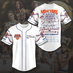 New York Knicks 2026 NBA Finals Champions Baseball Jersey - HOATT18965