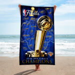 New York Knicks 2026 NBA Finals Champions Rectangle Beach Towel – HOATT18628
