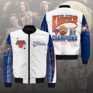 New York Knicks 2026 NBA Finals Champions 3D Bomber Jacket - HOATT19035